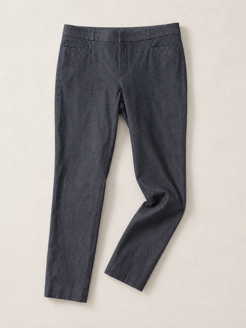 Banana Republic Sloan Dark Wash Pants Size 10 Denim Look